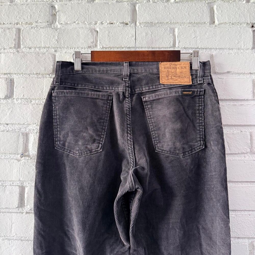 Roebuck-company-sears Men's Black and Grey Trousers